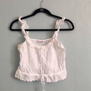 NWOT Wrangler for Urban Outfitters Sweet Jane Eyelet Frill Cami